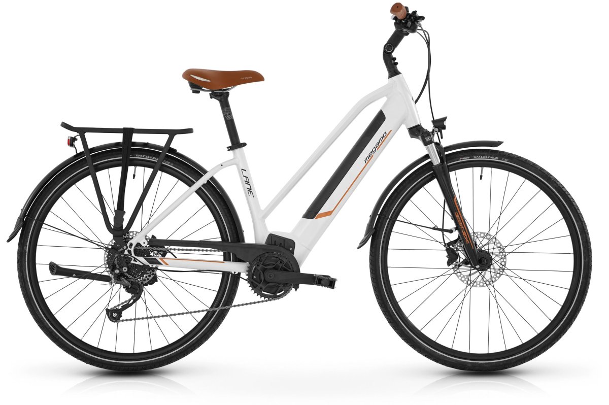 MEGAMO LANE USX White E-Bikes City // MEGAMO Nondraft Sport