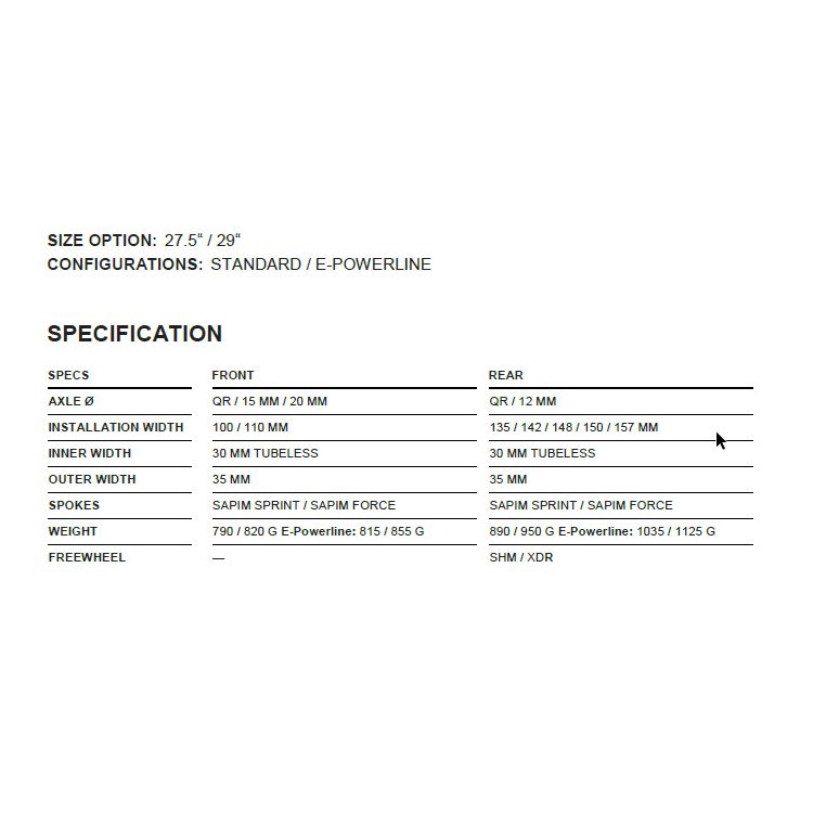 Veltec ETR ExtraDREI Front 27.5