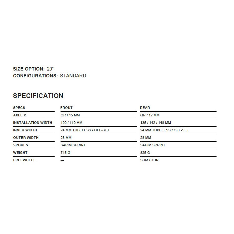 Veltec ETR Strike Front 29